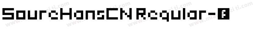SoureHansCN Regular字体转换